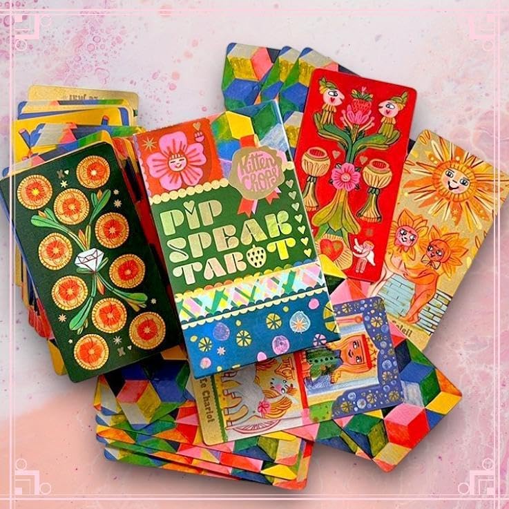 【正規品タロットカード】きらきらした明るく可愛いデッキ✨ピップスピークタロット 正規品タロットカードきらきらした明るく可愛いデッキピップ